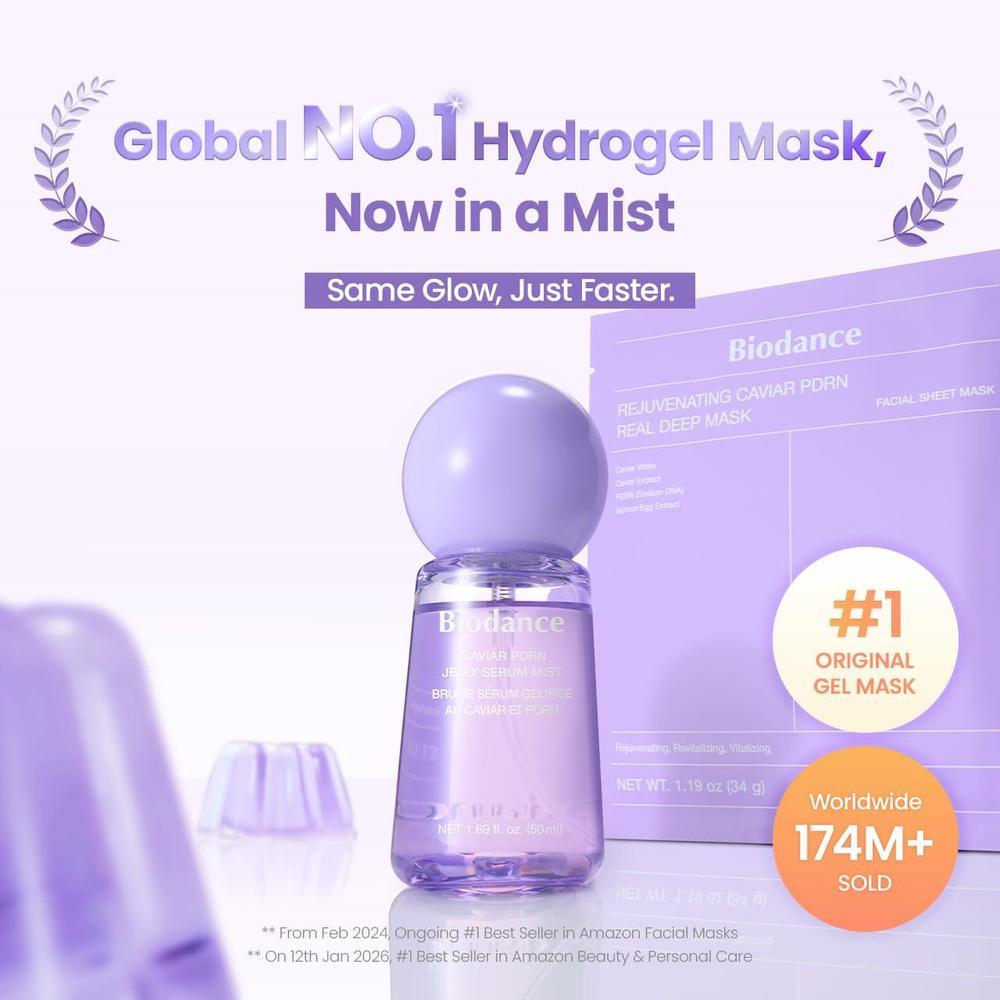 Caviar PDRN Jelly Serum Mist Hydrating Face Mist 50ml