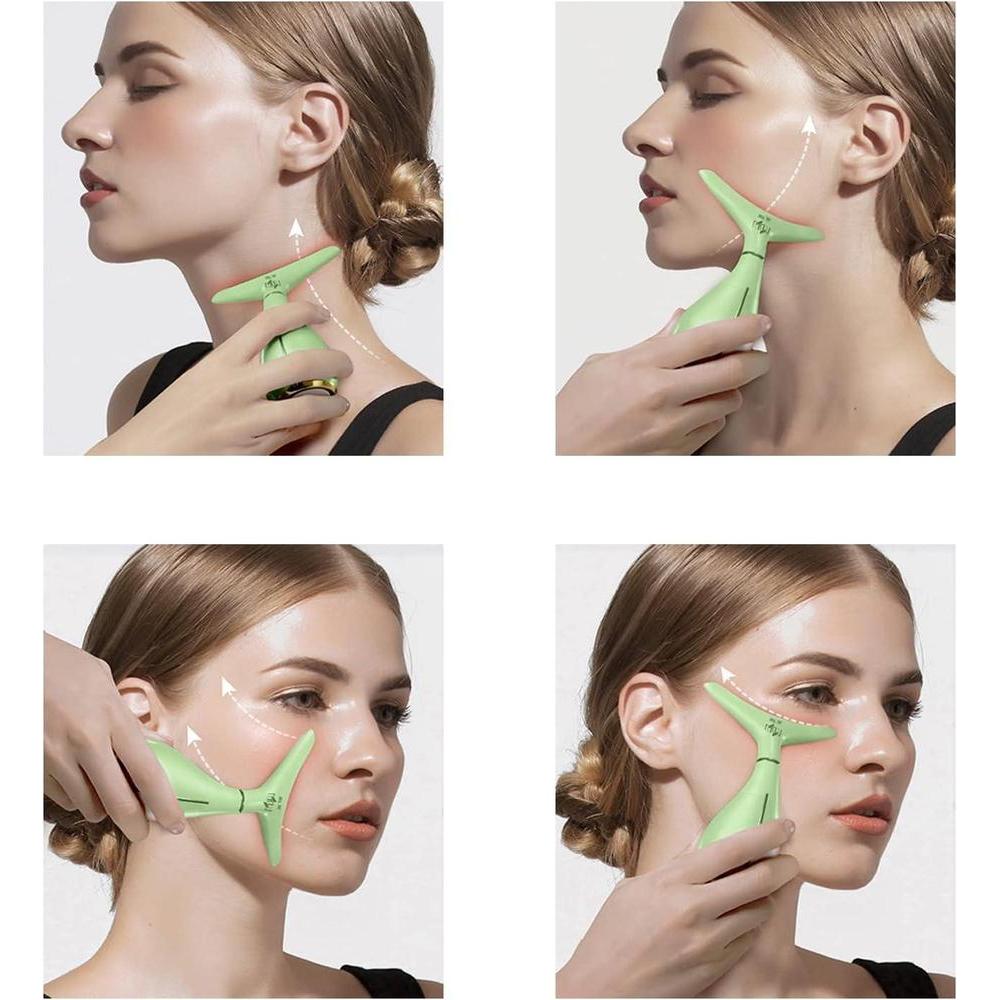 Skincare Tool Electric Facial Massager with Heating and 3 Modes