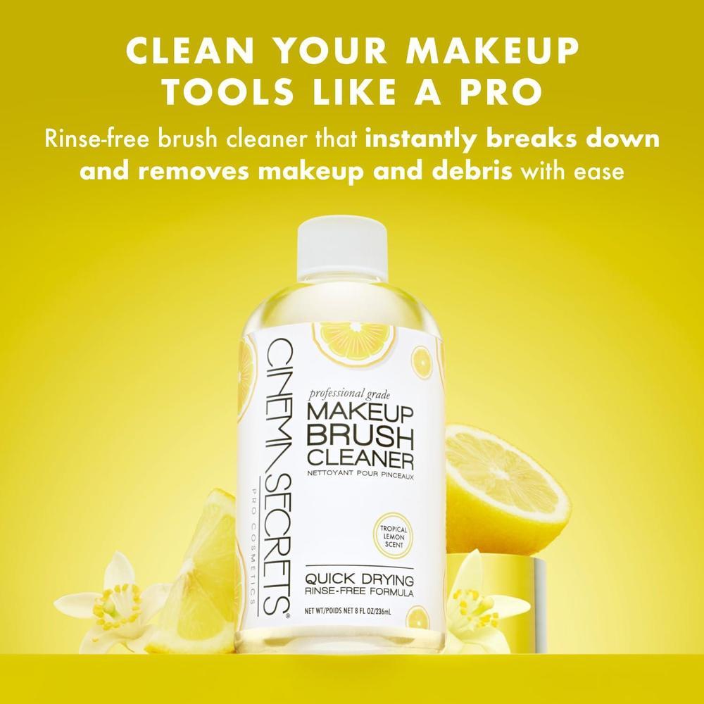 Cinema Secrets Makeup Brush Cleaner Solution - Professional Cleanser