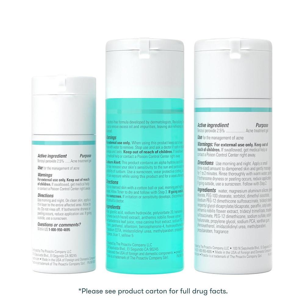Acne 3 Step Kit - Complete Skin Care 30 Days