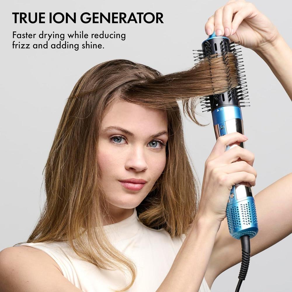 StyleSwitch Ionic Multi-Styler, Air Styler and Hair Dryer, Lightweight Hot Air Brush with 5 Attachments, Automatic Dual Voltage