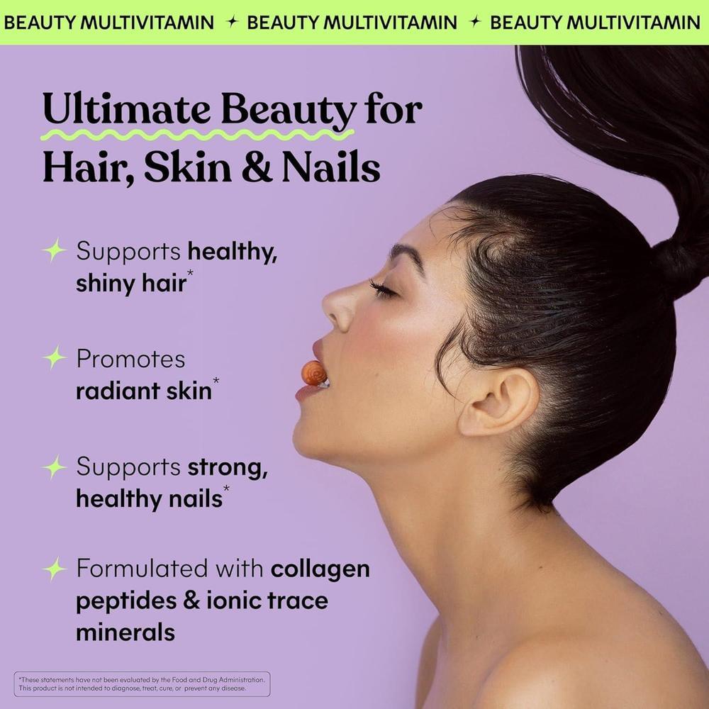 Gummies With Collagen And Biotin For Hair And Skin, Gluten-Free