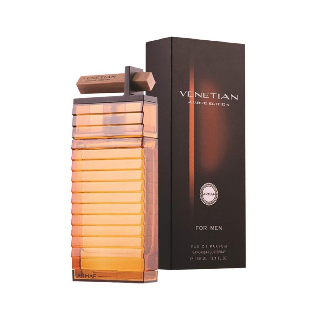 Armaf Eau De Parfum Spray para hombre, fragancia arom‡tica amaderada Veneciana Ambre Edition con 100 ml.