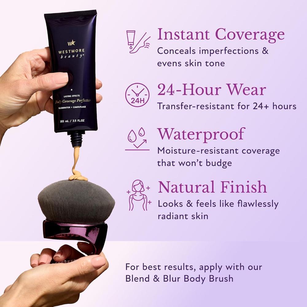 Body Coverage Perfector Waterproof Leg & Body Makeup 3.5 Oz