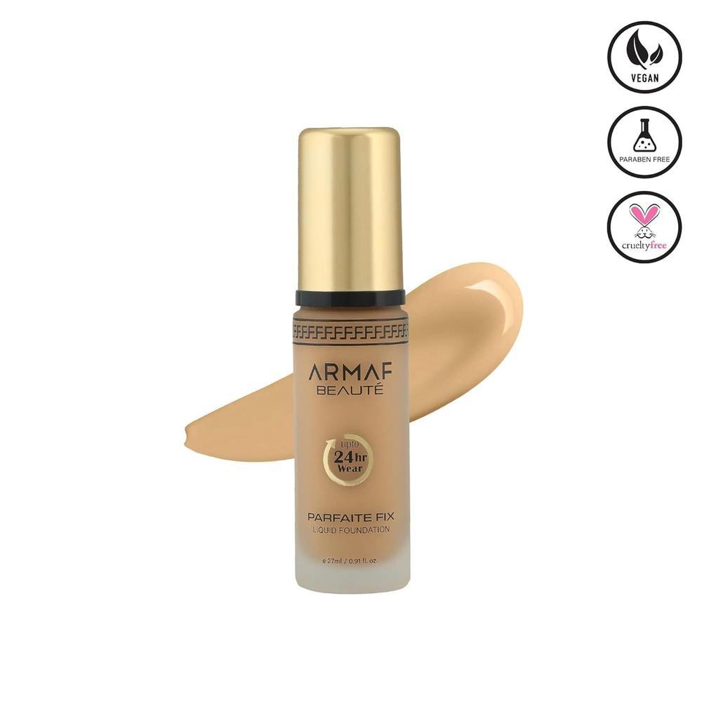 Armaf Beauté Parfaite Fix Liquid Foundation Makeup - Sand, 27ml