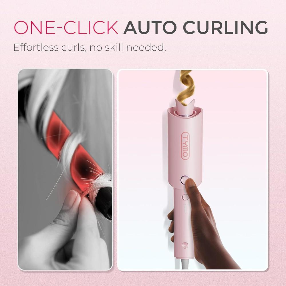 Skincare Curling Wand 500 Million Ionic 1 Inch