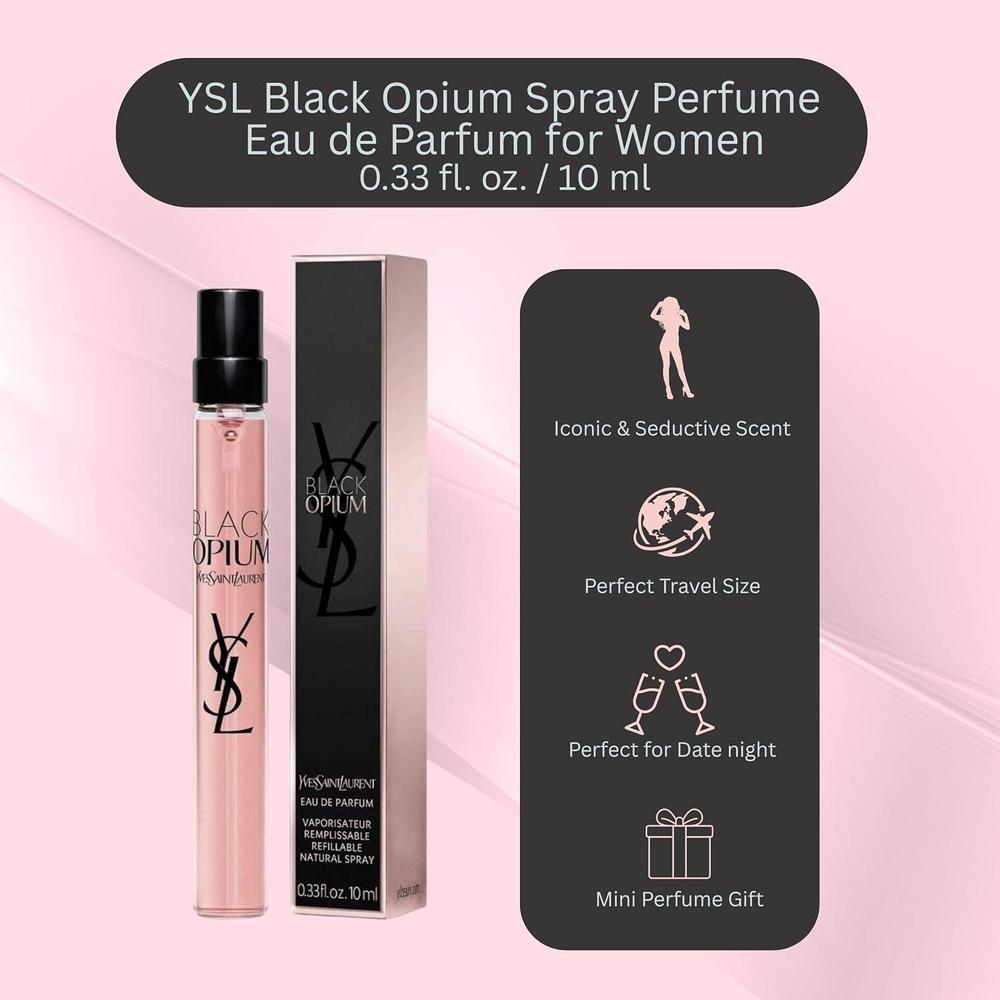 Yves Saint Laurent Black Opium Eau De Parfum Spray for Women .33 oz