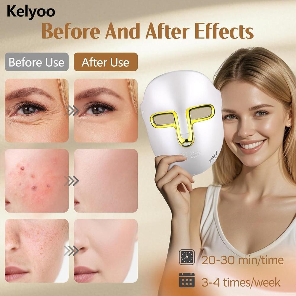 Red Light Therapy LED Face Mask - Anti-Aging Treatment
