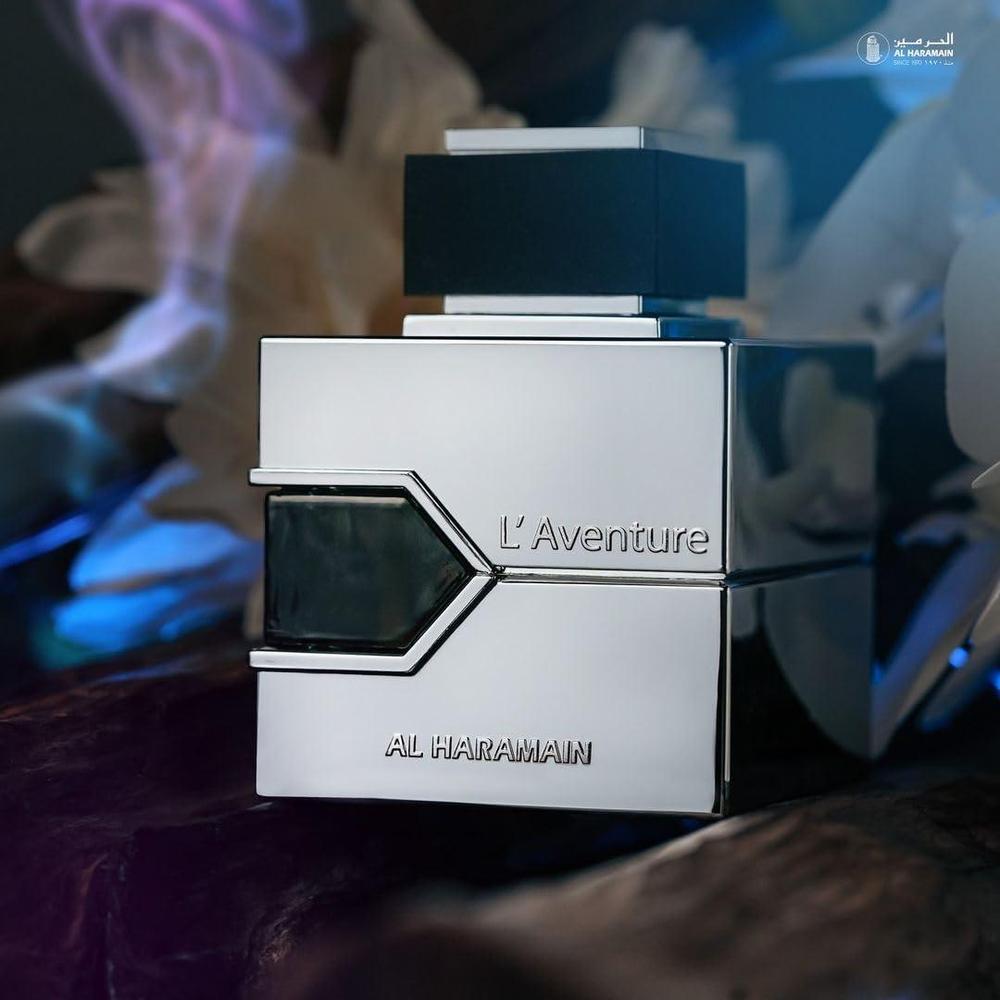 Al Haramain L'aventure Eau De Parfum Spray para hombre, fragancia duradera hecha en Emiratos árabes