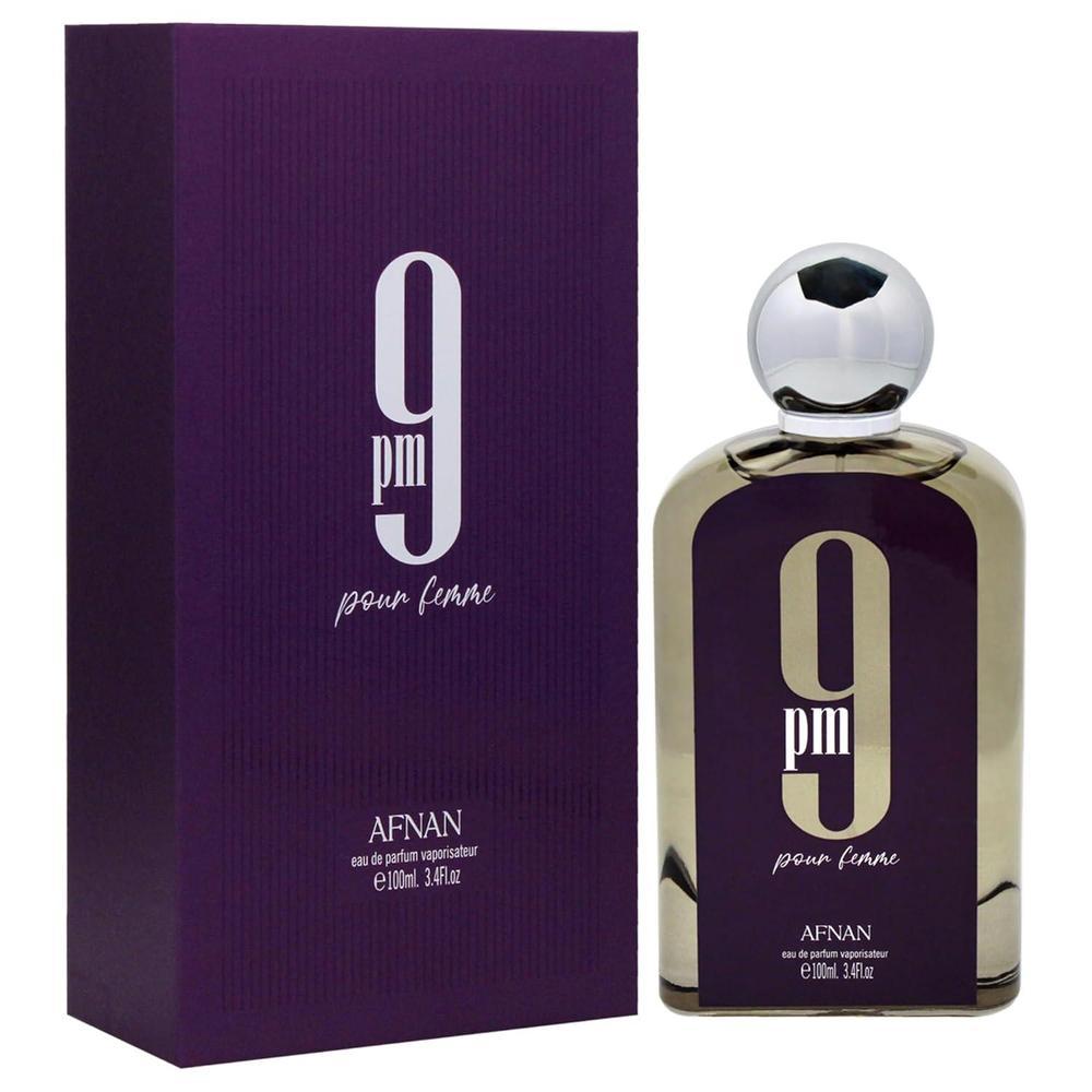 Afnan 9 PM Pour Femme perfume fresco y duradero para mujer, complemento perfecto para colecciones de fragancias