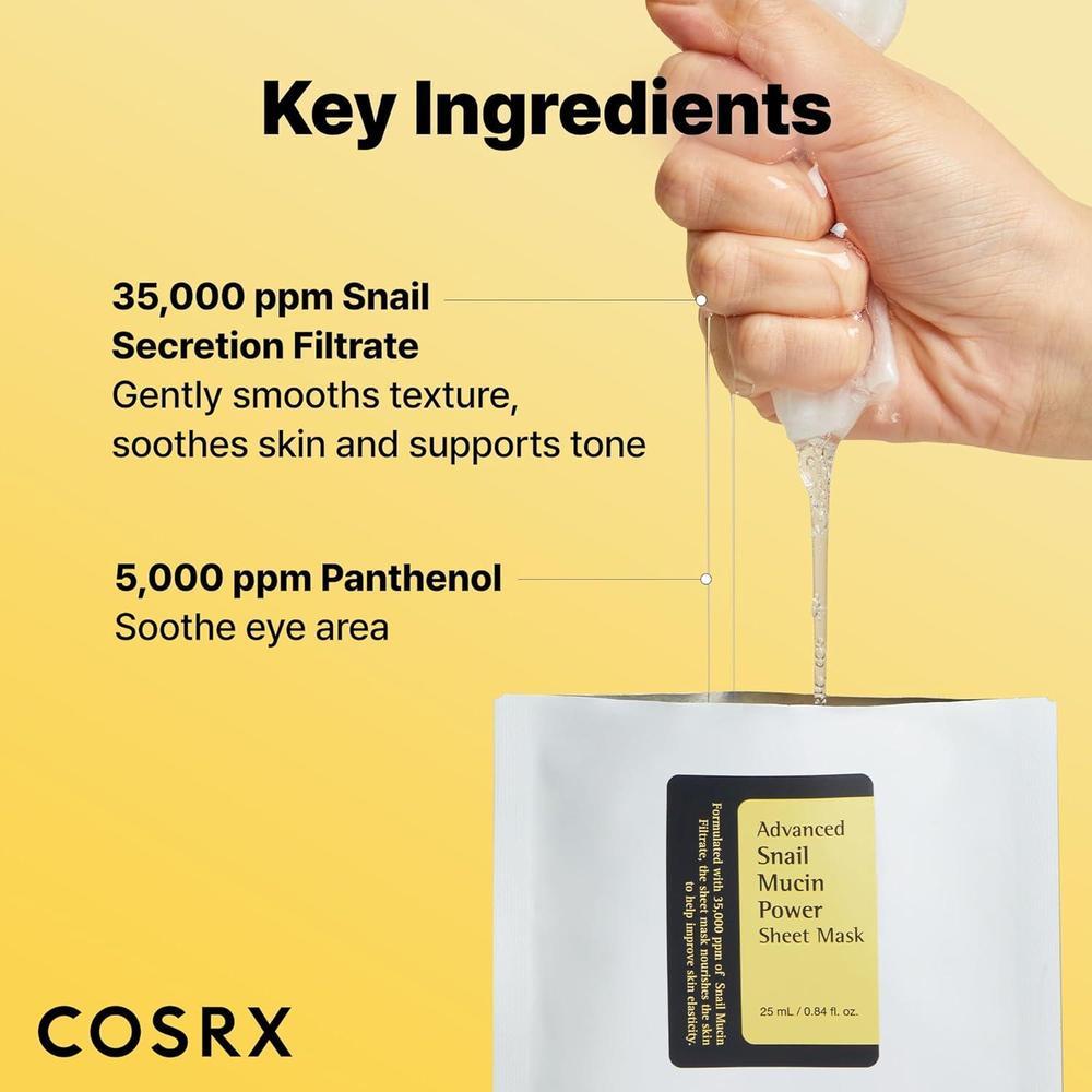 Snail Mucin 35000ppm Face Mask