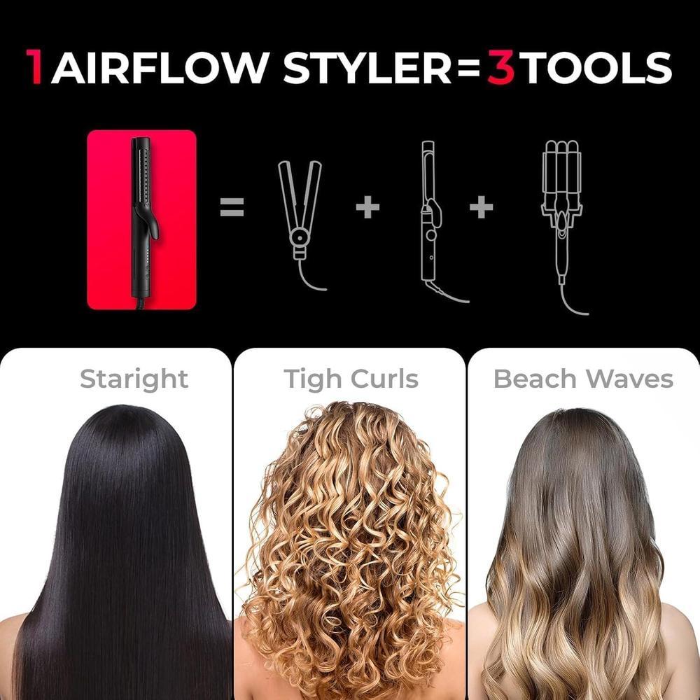 Tymo Airflow 2.0 Curling Iron Flat Iron 1.25 Inch