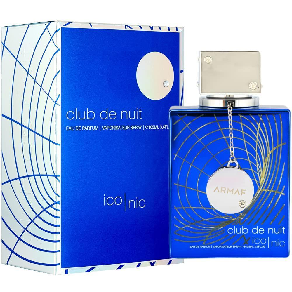 ARMAF Club de Nuit Blue Iconic - Eau de Parfum en espray para hombre, fresco con notas c’tricas y amaderadas, 105 ml