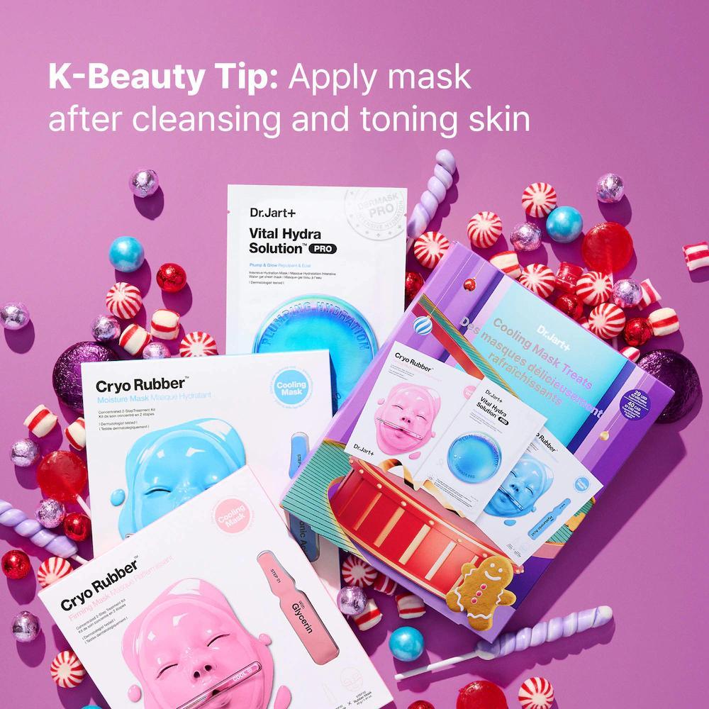 Cooling Mask Treats Gift Set with Cryo Rubber™ Sheet Masks