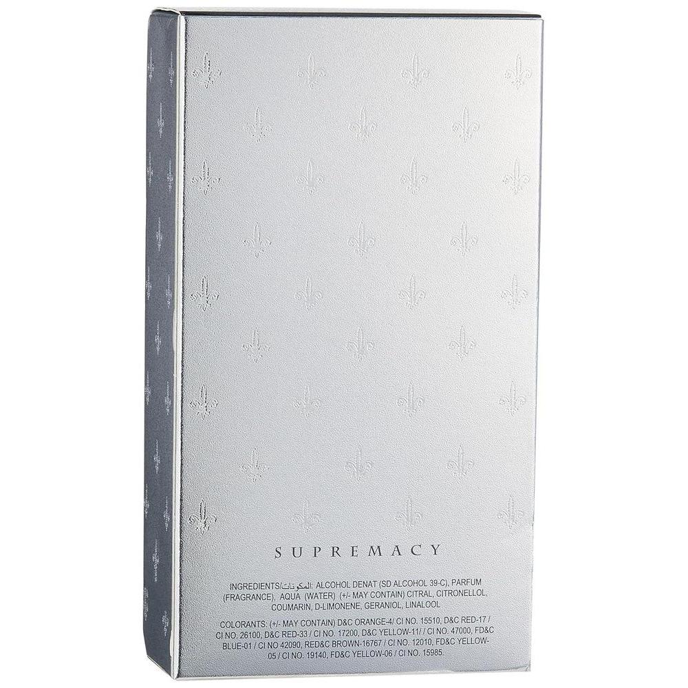 Afnan Supremacy Silver Pour Homme - Eau de Parfum en espray para hombre, aroma vigorizante y sensual, 100 ml