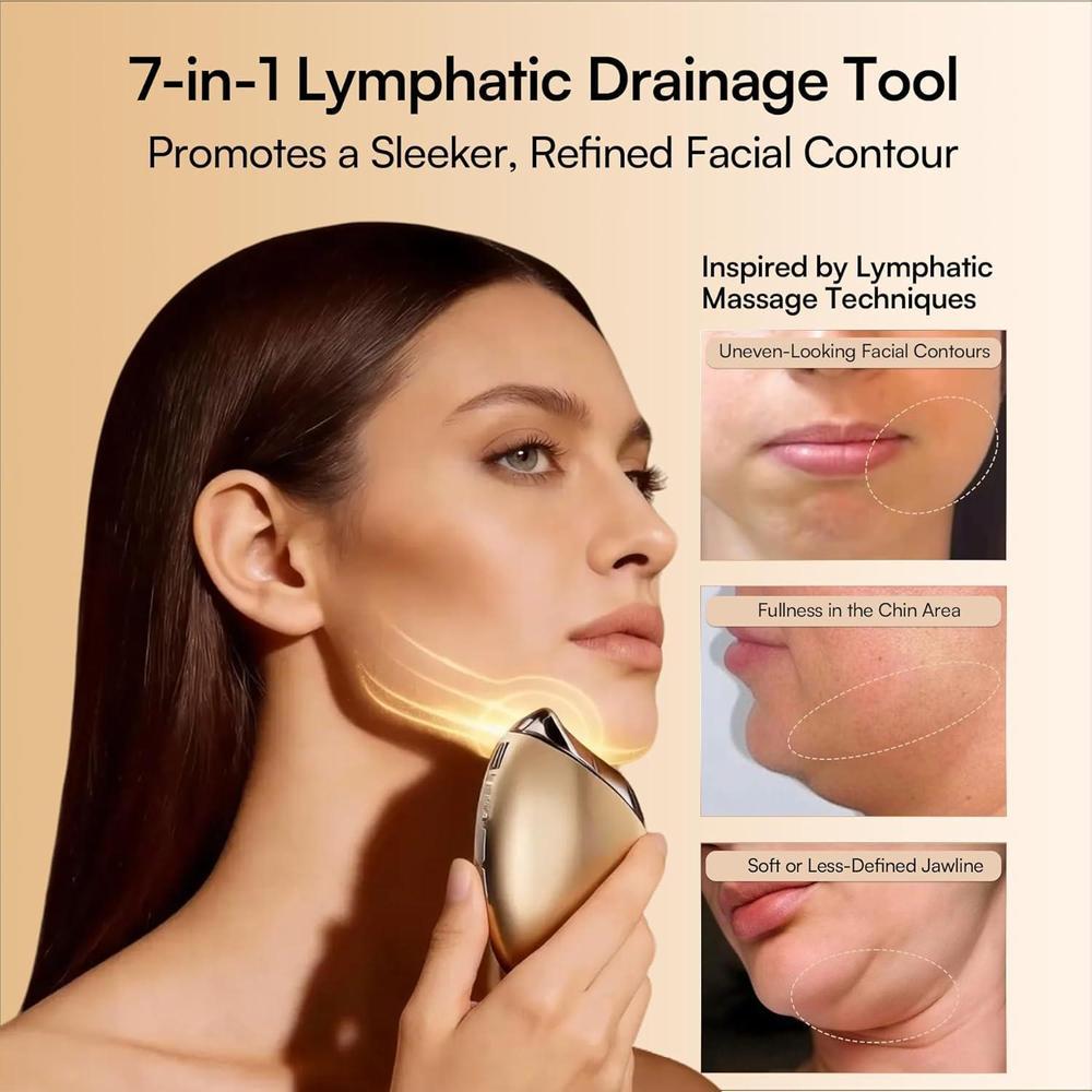 Red Light Therapy 7-in-1 Tool Thermal & Cryo Facial Massager