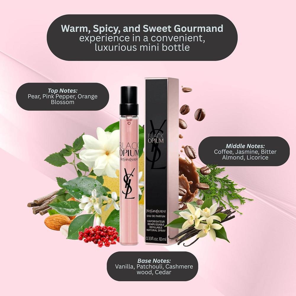 Yves Saint Laurent Black Opium Eau De Parfum Spray for Women .33 oz