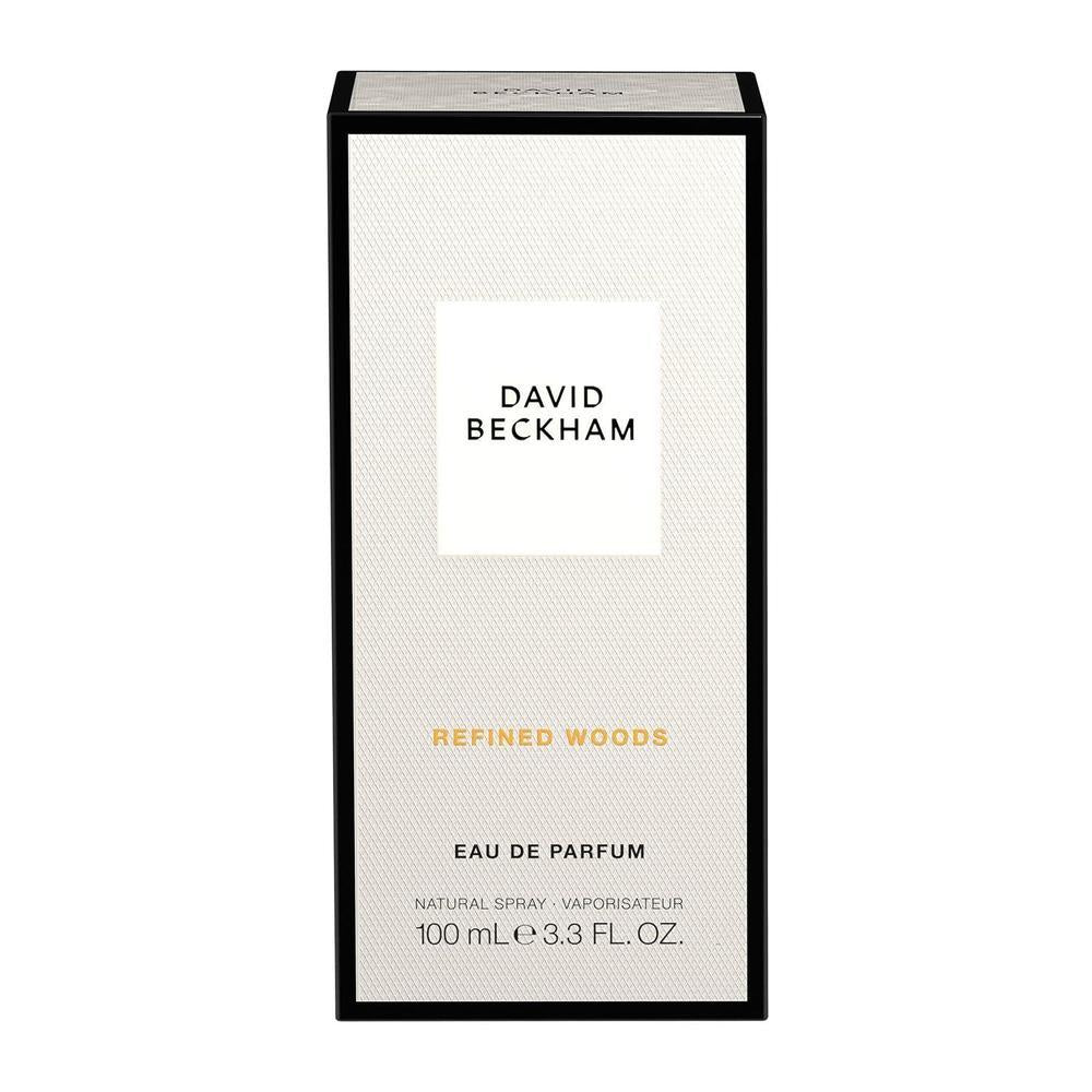 David Beckham Refined Woods Eau de Parfum 3.3 fl oz (Pack of 1), Notes of Cardamom, Lavender, and Cedarwood, Men's Fragrance, Long Lasting, Everyday Fragrance, Travel Size