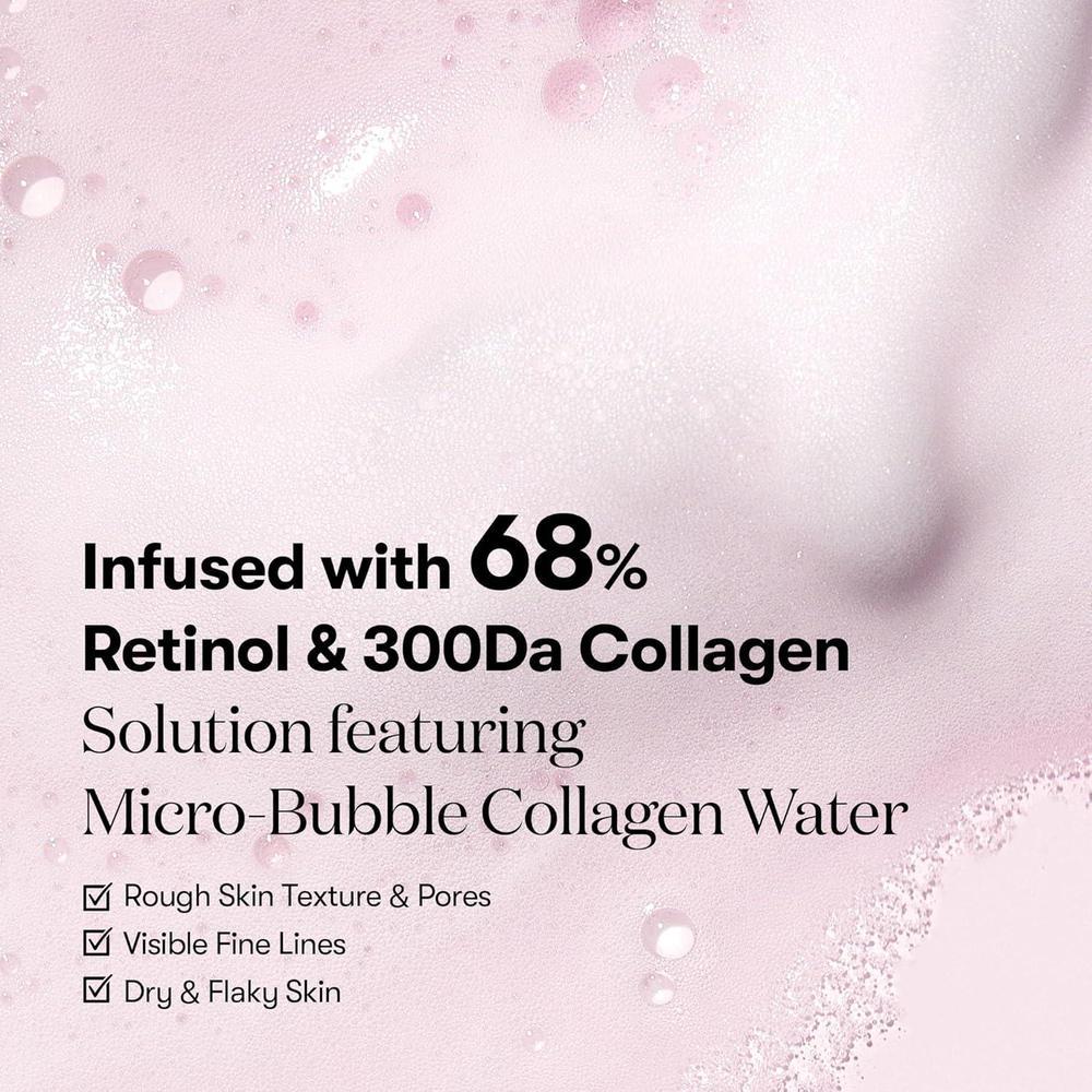 Bubble Serum Retinol Collagen Facial Care