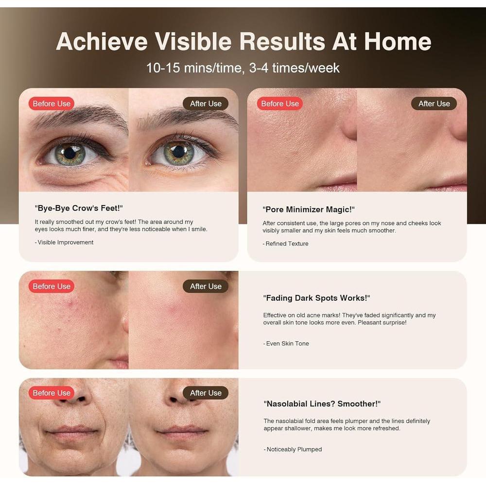 Red Light Face Mask 9 Modes Rechargeable