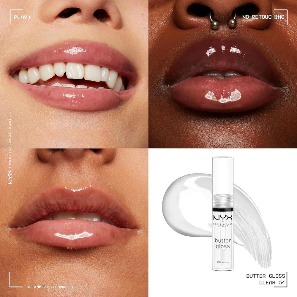 Butter Gloss Sugar Non-Sticky Clear Lip Gloss