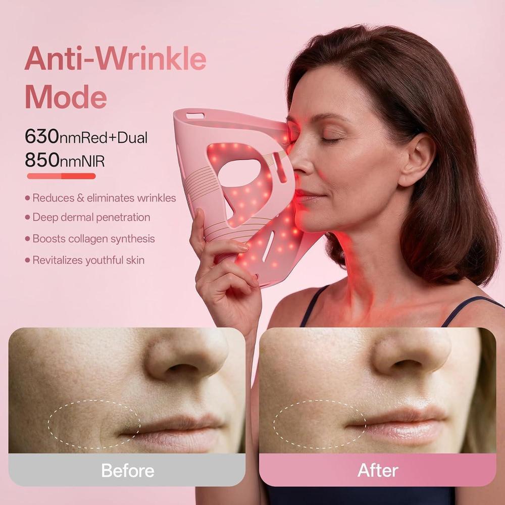 Red Light Therapy 4D Face Mask With 324 Led