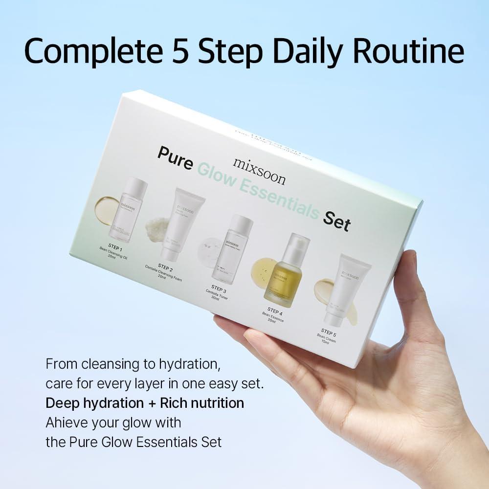 Pure Glow Essentials Set - 5-step Skincare Kit 105ml