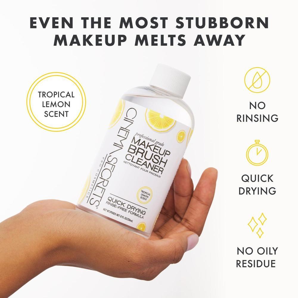 Cinema Secrets Makeup Brush Cleaner Solution - Professional Cleanser