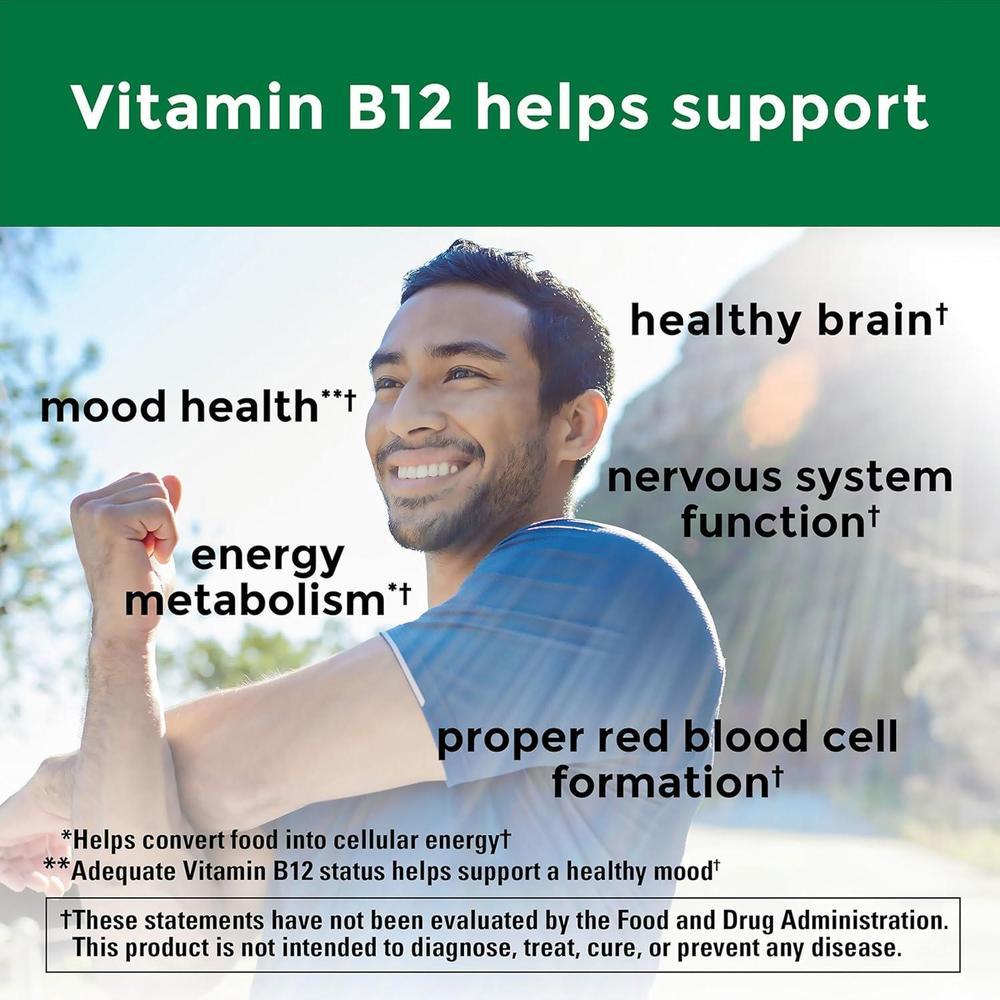 Nature Made Vitamin B12 1000 mcg, Dietary Supplement for Energy Metabolism Support, B12 Vitamins 1000 mcg, 150 Softgels, 150 Day Supply