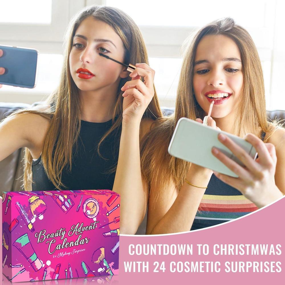 Makeup Advent Calendar 2025 Teen Girls Women Beauty Countdown Calendar Christmas Gifts