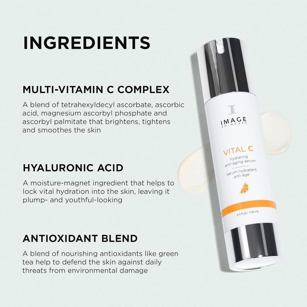 Vital C Hydrating Face Serum + Vitamin C And Hyaluronic Acid 50ml