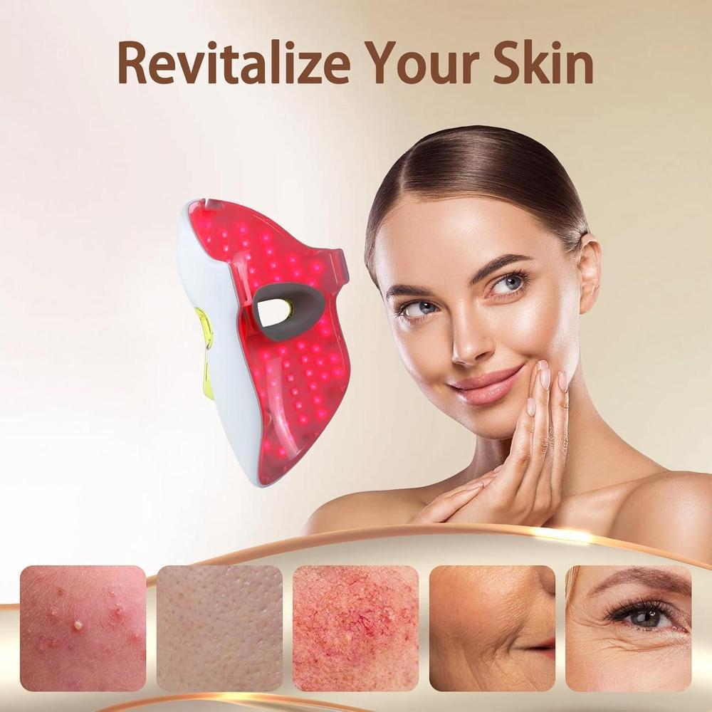 Red Light Therapy LED Face Mask - Anti-Aging Treatment