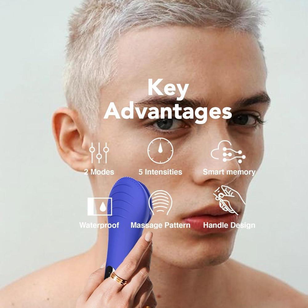 Facial Cleansing Brush Waterproof Rechargeable