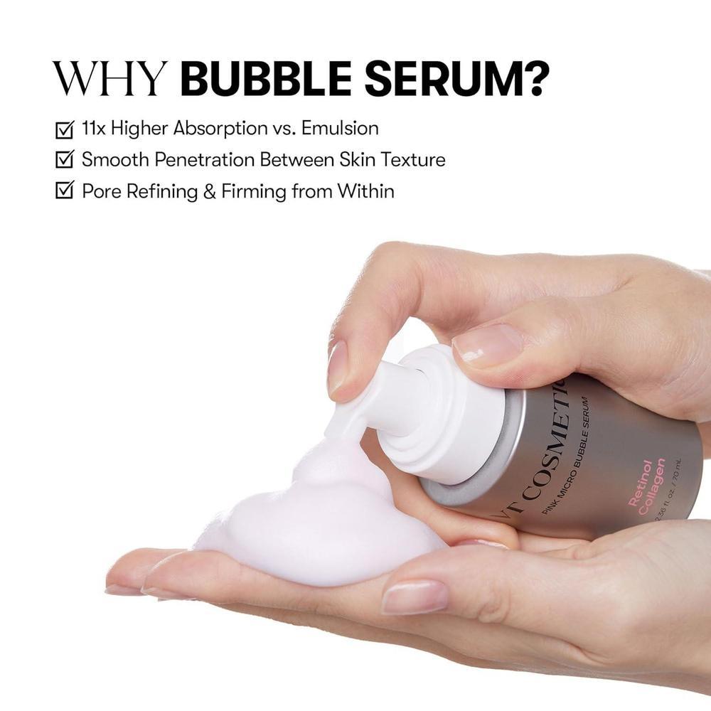 Bubble Serum Retinol Collagen Facial Care