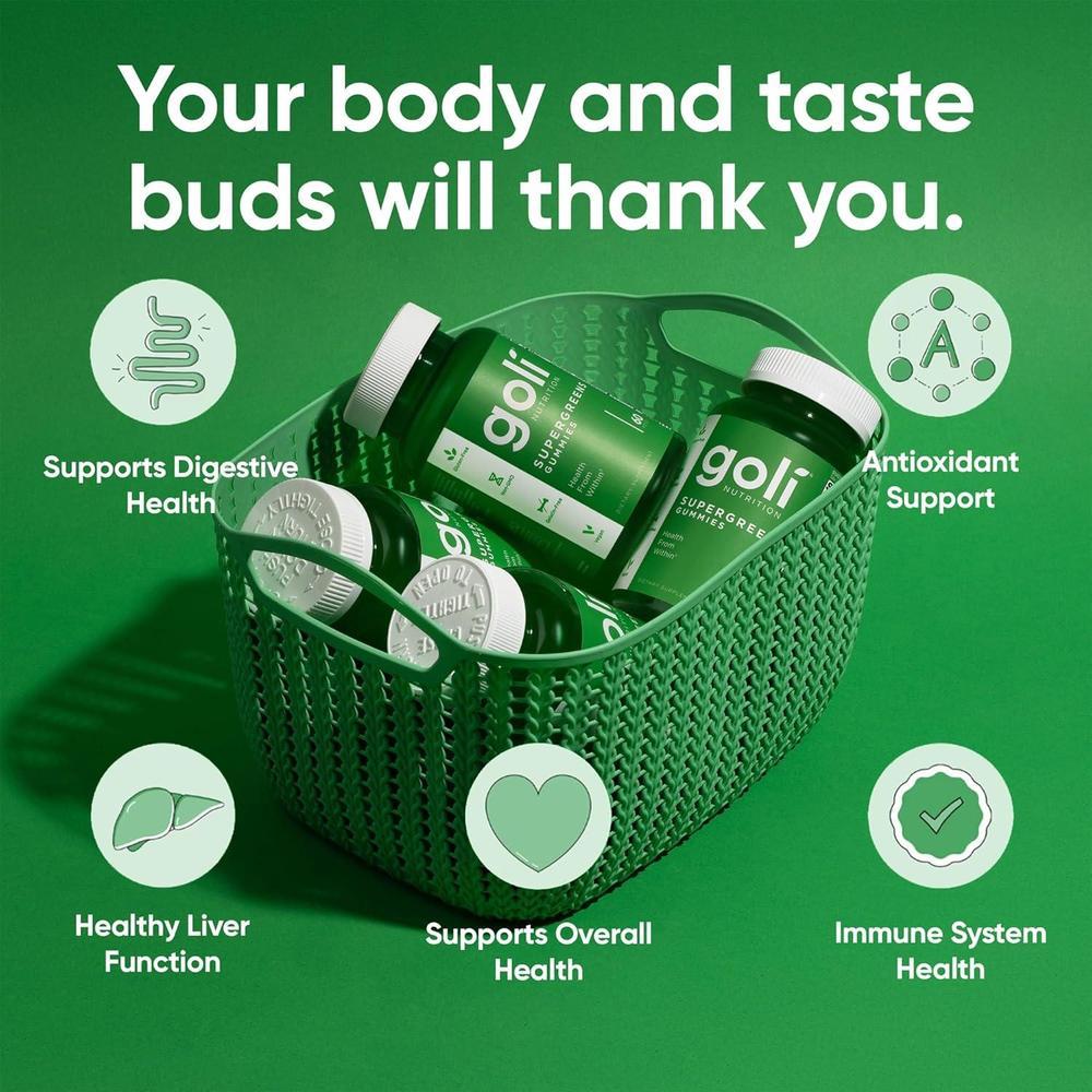 Supergreens Gummies With Probiotics