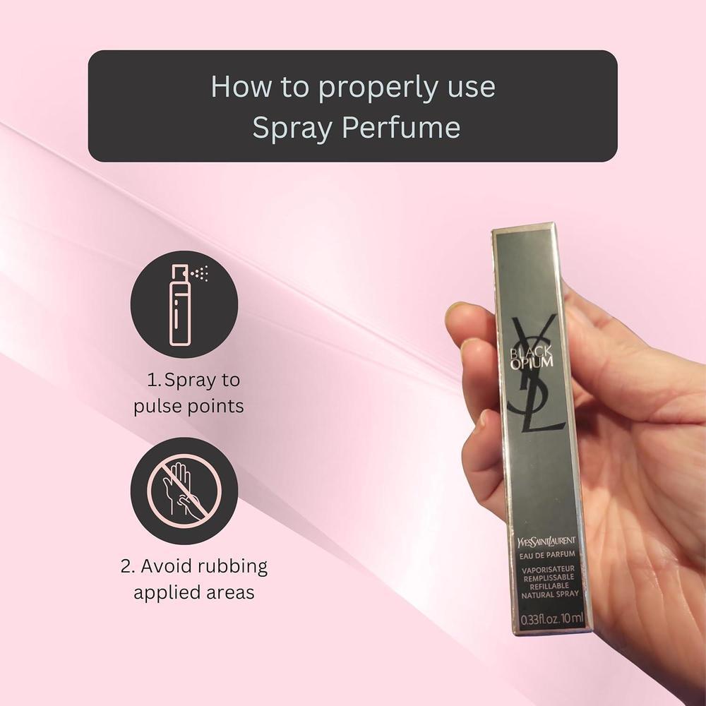 Yves Saint Laurent Black Opium Eau De Parfum Spray for Women .33 oz