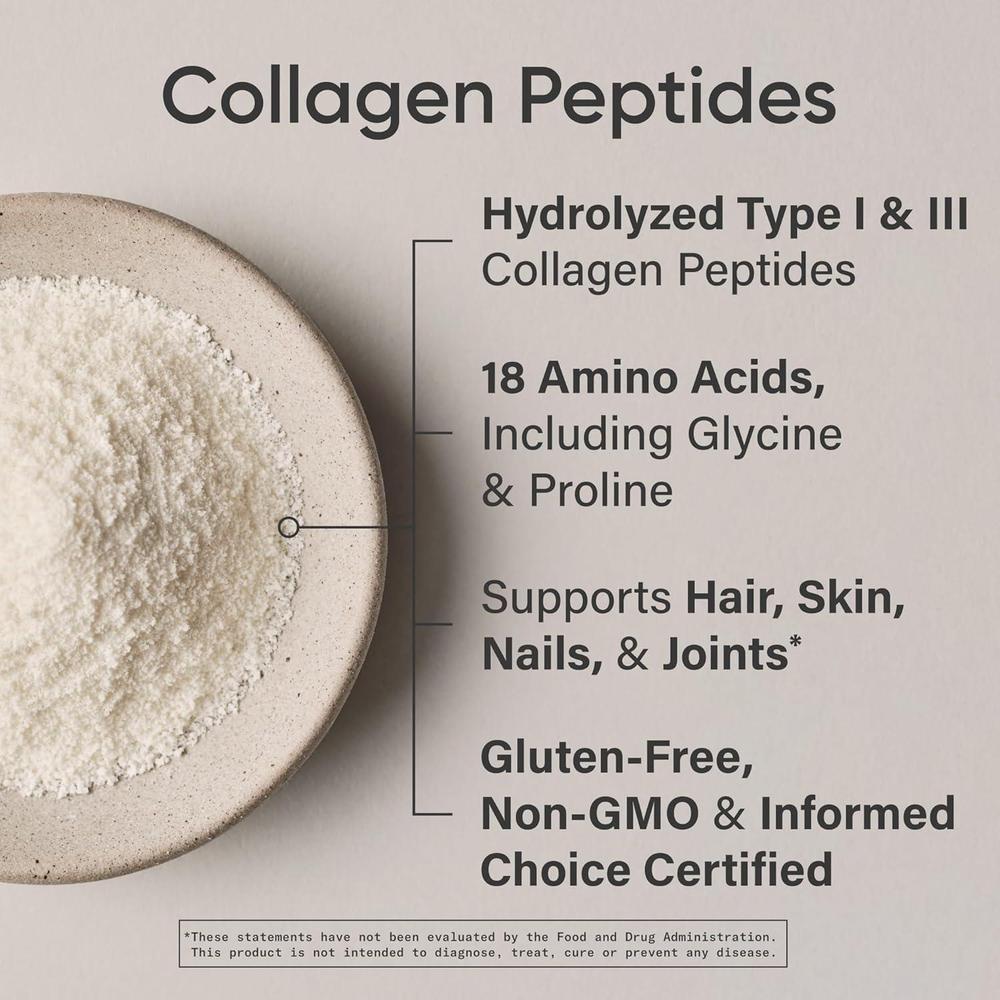 Collagen Peptides Hydrolyzed Protein Supplement 453.6g
