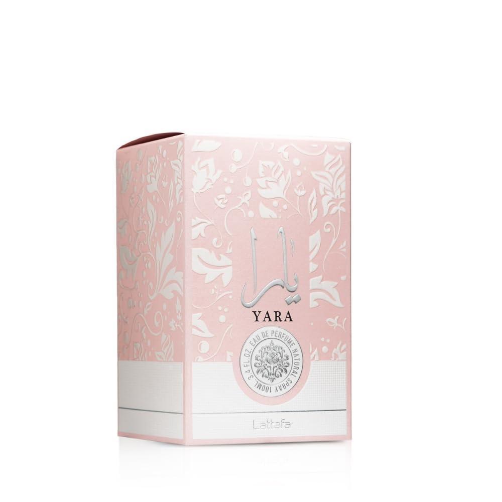 Yara de Lattafa Perfumes | Agua de Perfume para Mujer - Fragancia sensual con aromas tropicales y afrodis’acos.