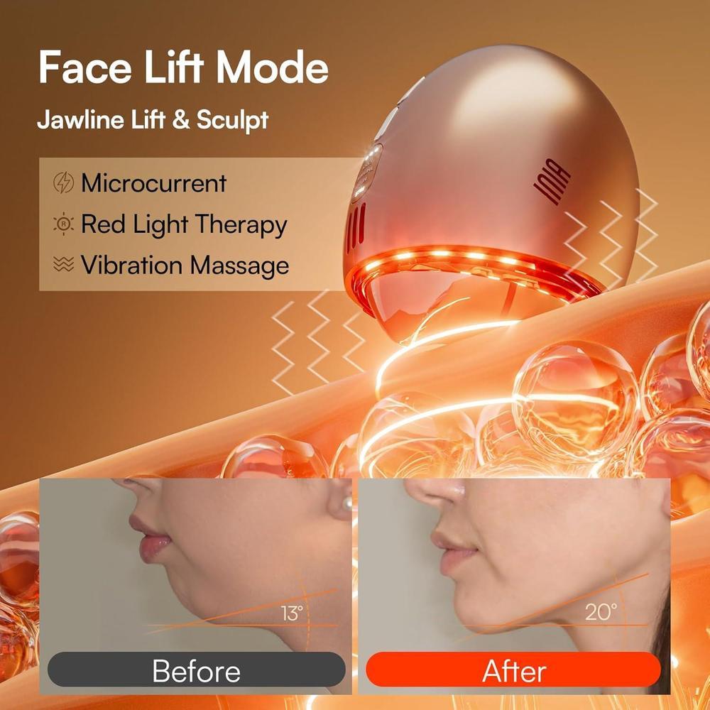 Red Light Therapy 7-in-1 Tool Thermal & Cryo Facial Massager