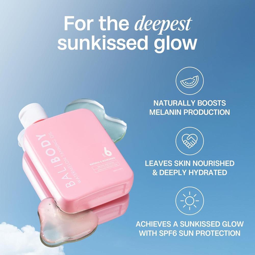 Watermelon Tanning Oil SPF 6 Tanning Oil 100ml