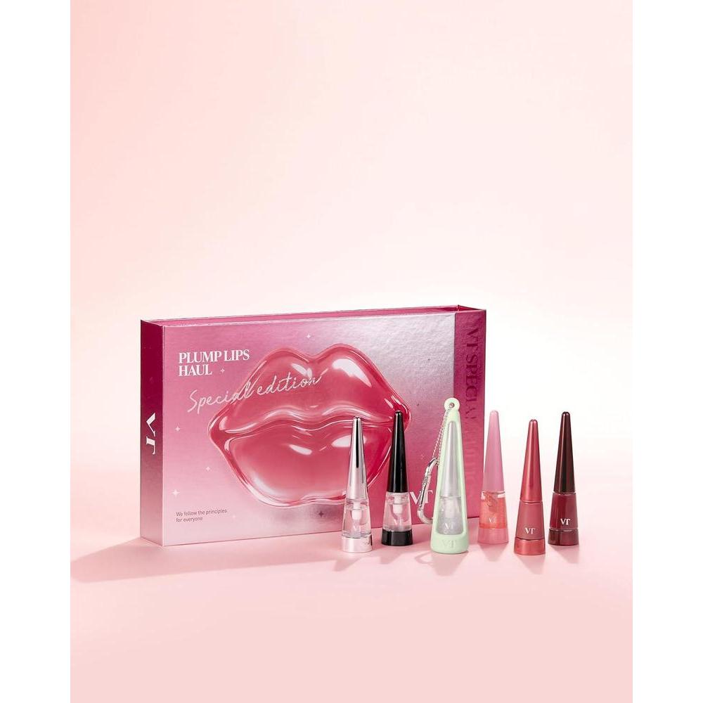 Reedle Shot Lip Plumper Set, Glossy Shine, Hydrating & Volumizing Lip Gloss Kit
