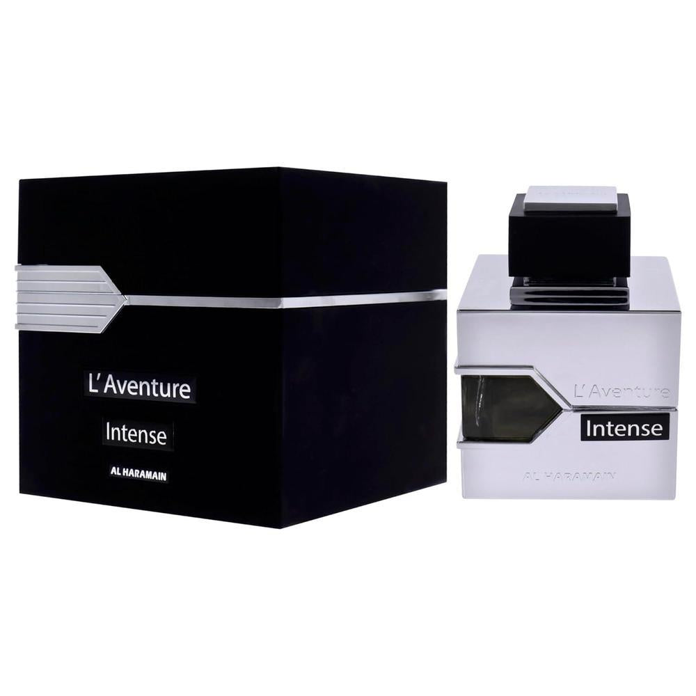 Al Haramain L'Aventure Intense - Colonia para hombres, perfume árabe de larga duración, fragancia ámbar amaderado