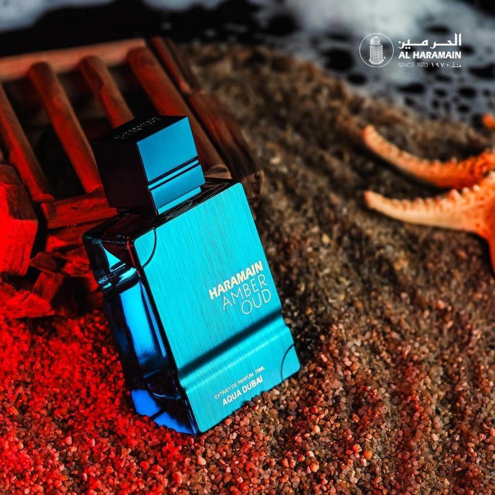Al Haramain Amber Oud Aqua Dubai Edition Unisex Extrait De Parfum Spray,  frescura acu‡tica con ricos matices de oud