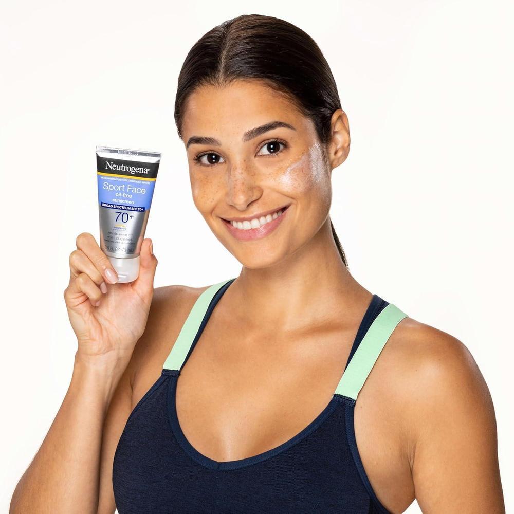Sport Face Sunscreen SPF 70+ Oil-Free Face Sunscreen Broad-Spectrum 73.93 ml