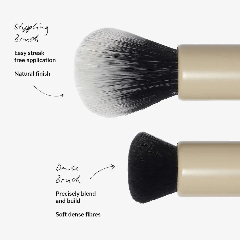 Cream Blush Duo with Duo Face Brush Gift Set