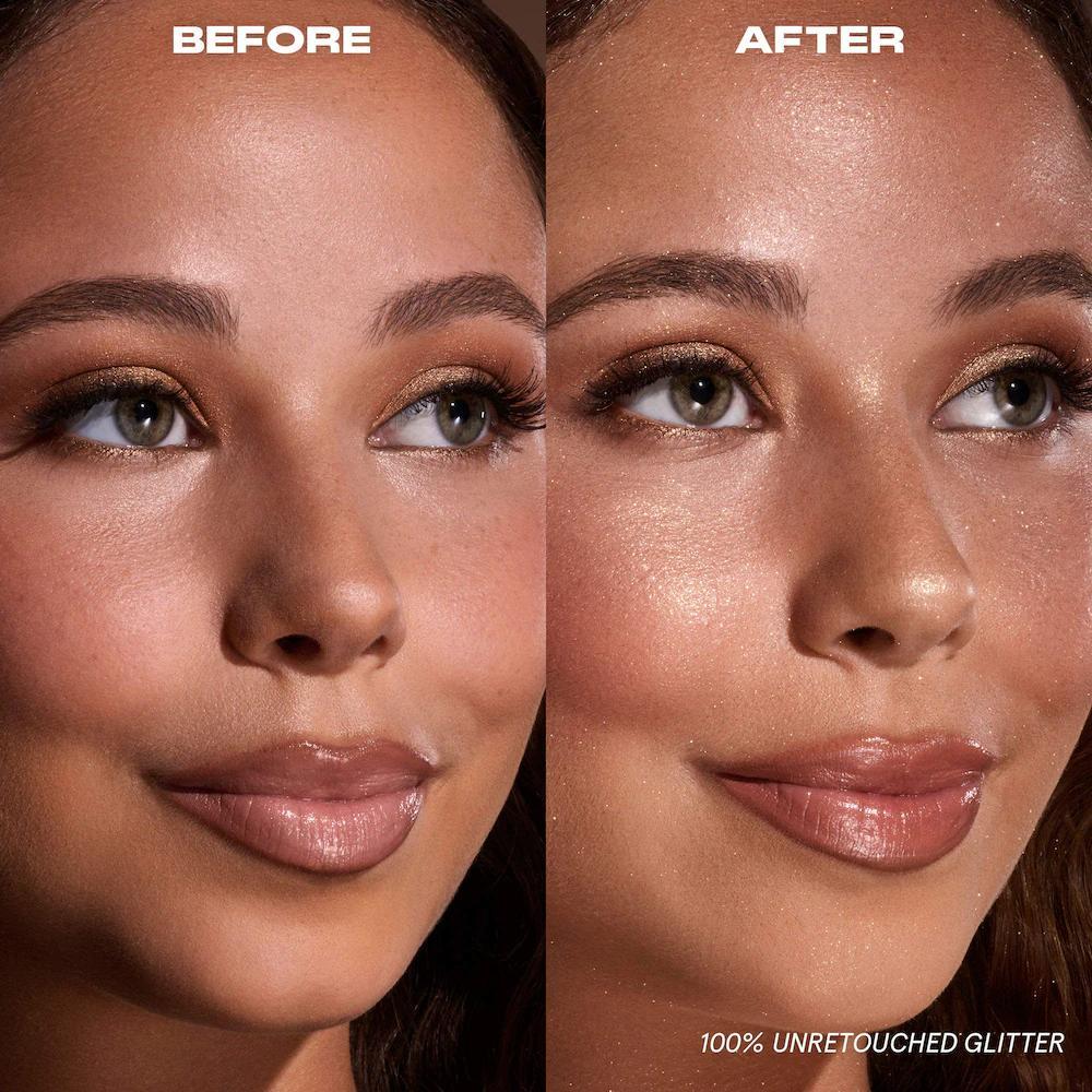 On 'Til Dawn Waterproof Glitter Setting Spray - Brown Sugar