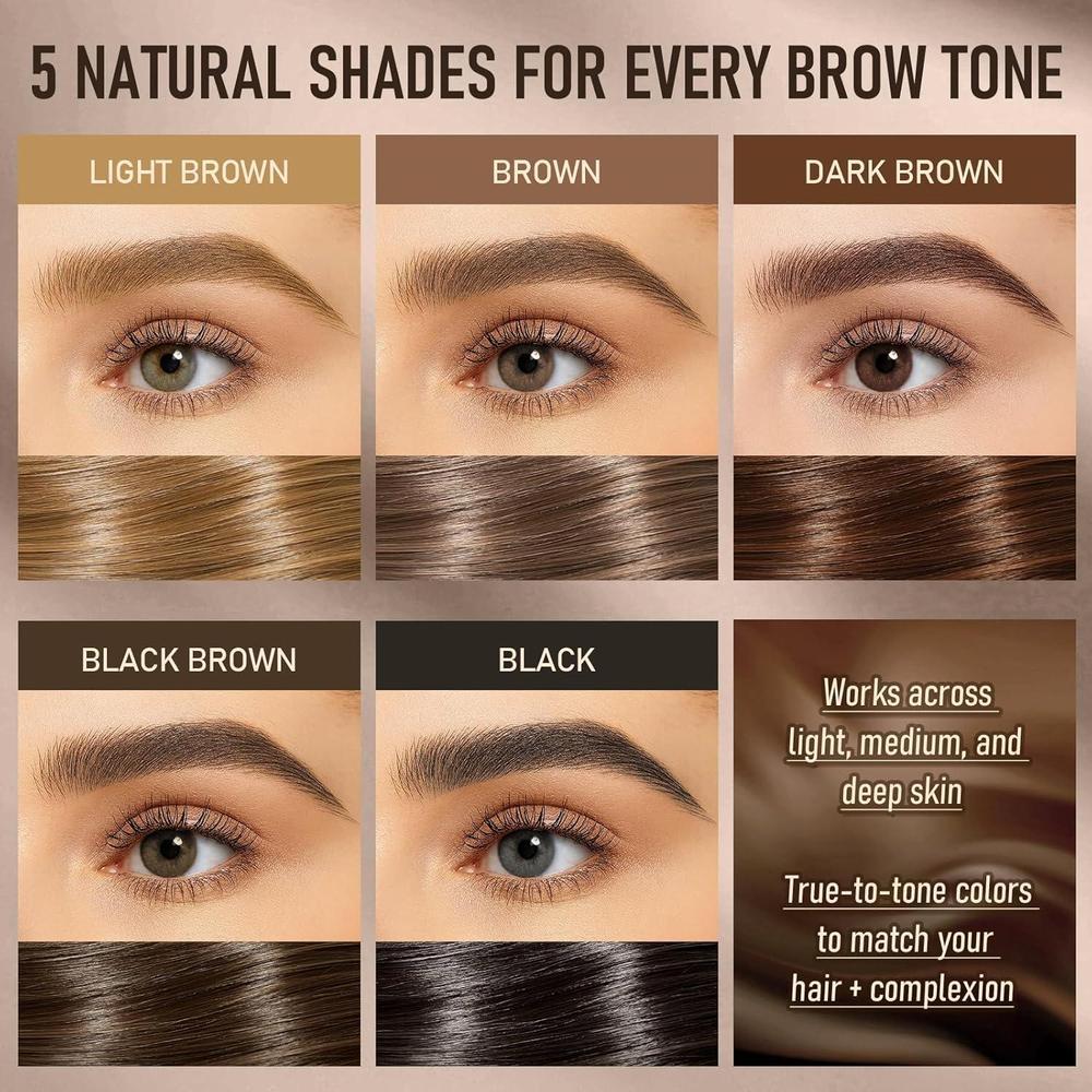 Dual-Ended Eyebrow Pencil 4D Brow-Fection Pen