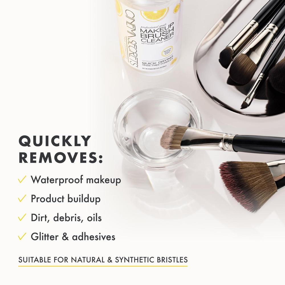 Cinema Secrets Makeup Brush Cleaner Solution - Professional Cleanser