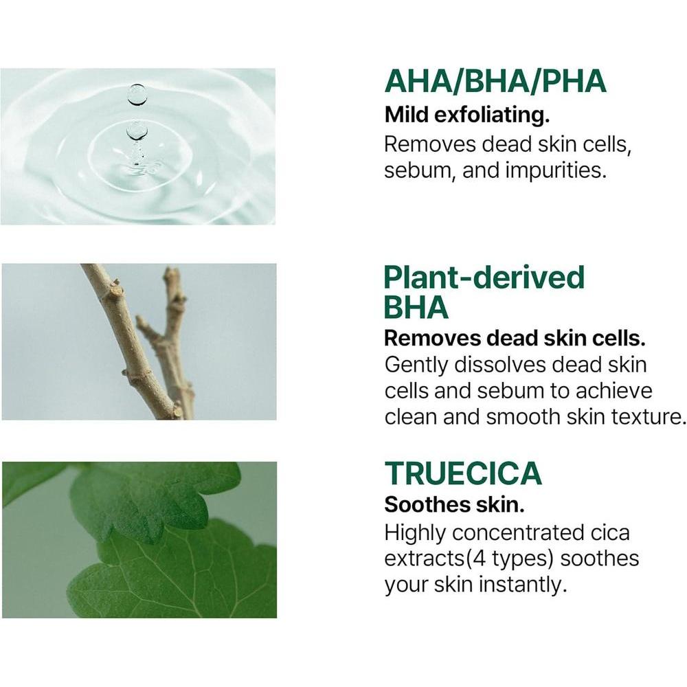 Pad AHA BHA PHA Miracle Truecica Exfoliating