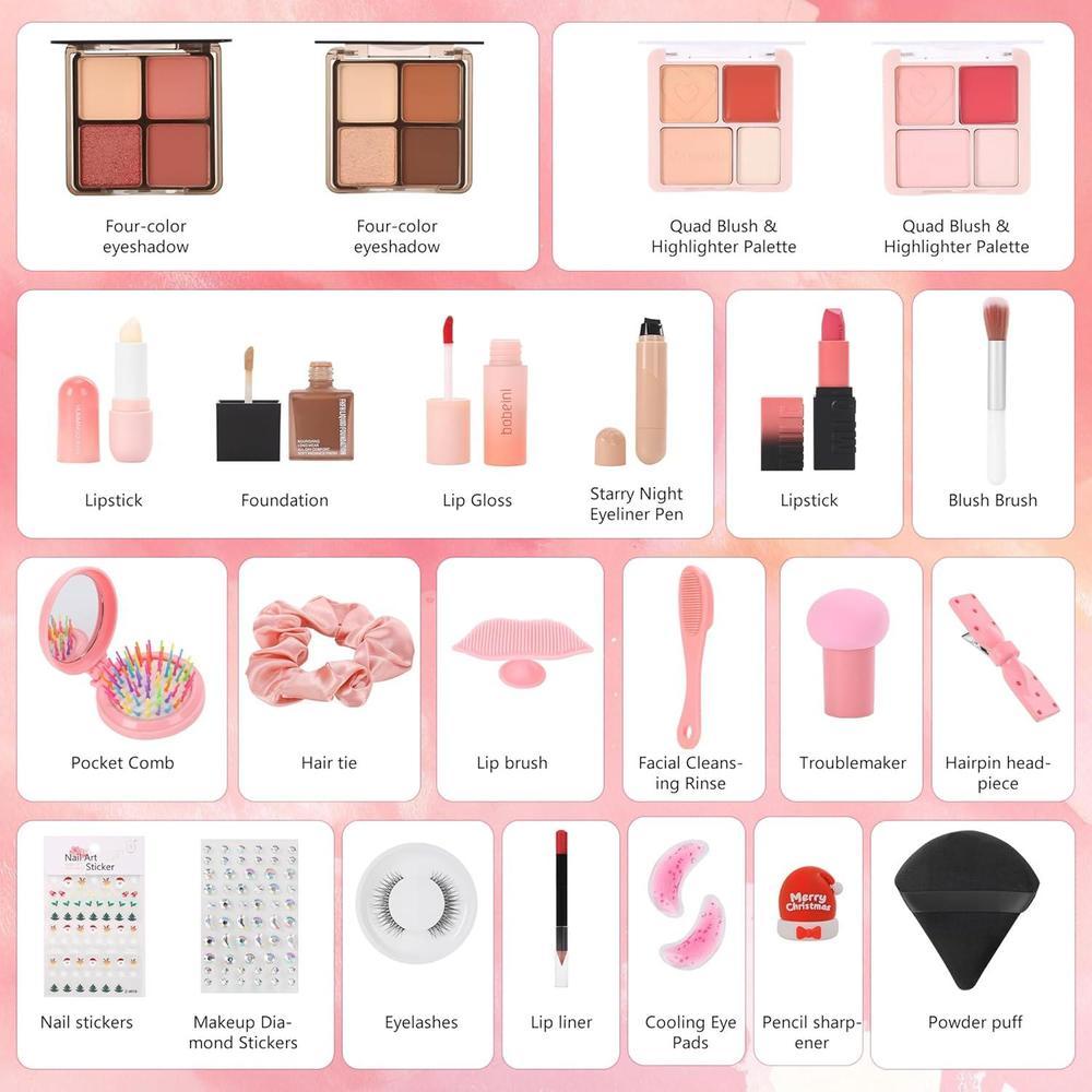 Advent Beauty Calendar 2025 - Makeup Advent Calendar 2025,24-Day Christmas Makeup Gift Set Includes 24 Beauty Boxes, Specially Designed for Girls and Women